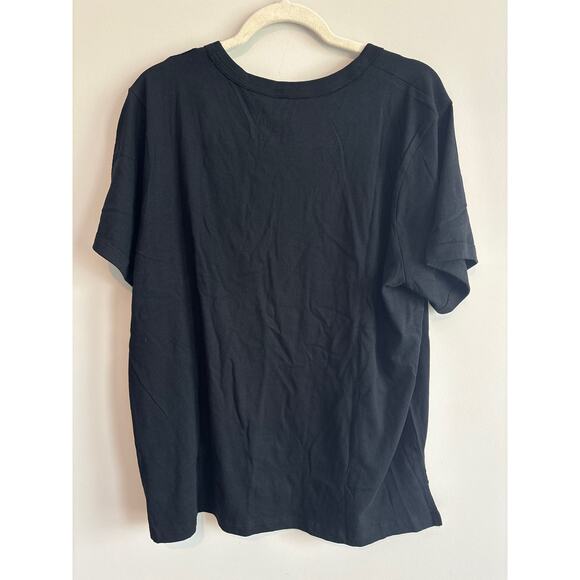 NWT OFFLINE By Aerie Logo Crew Neck T-Shirt In Black Size Medium - Picture 4 of 4